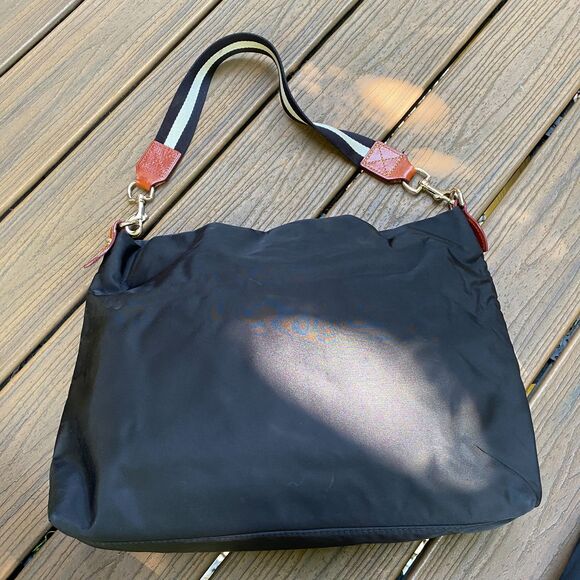 Dooney & Bourke Large Nylon Shoulder Bag Color Black - Picture 3 of 15